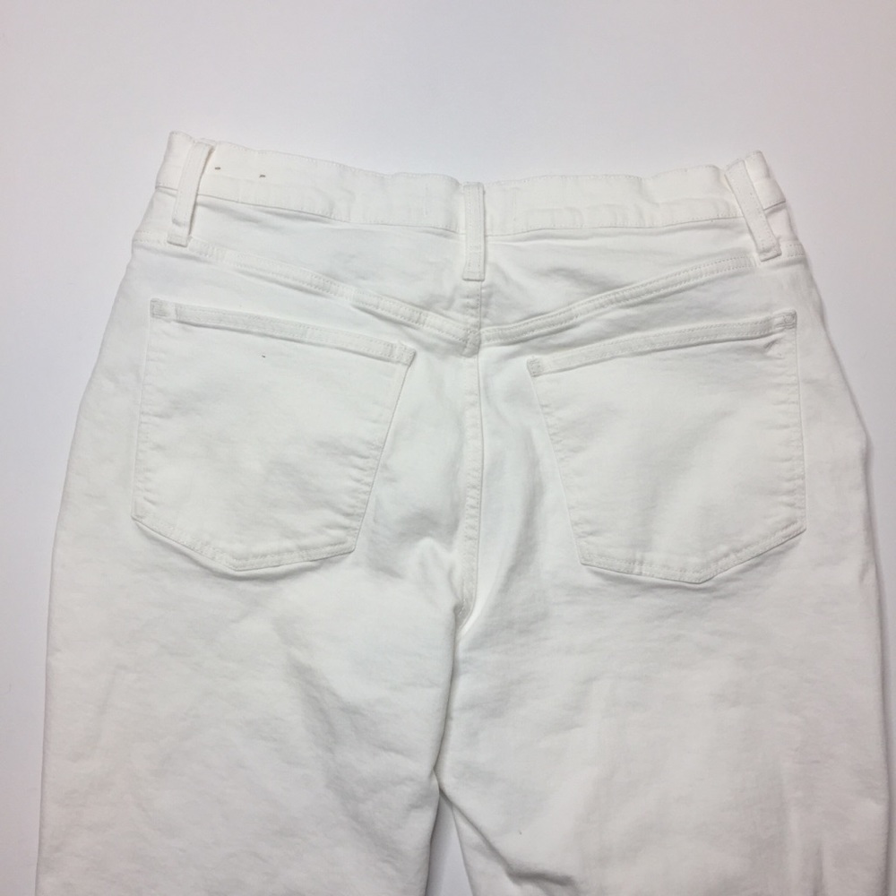 Madewell high rise slim crop jeans white like-new - Picture 5 of 6